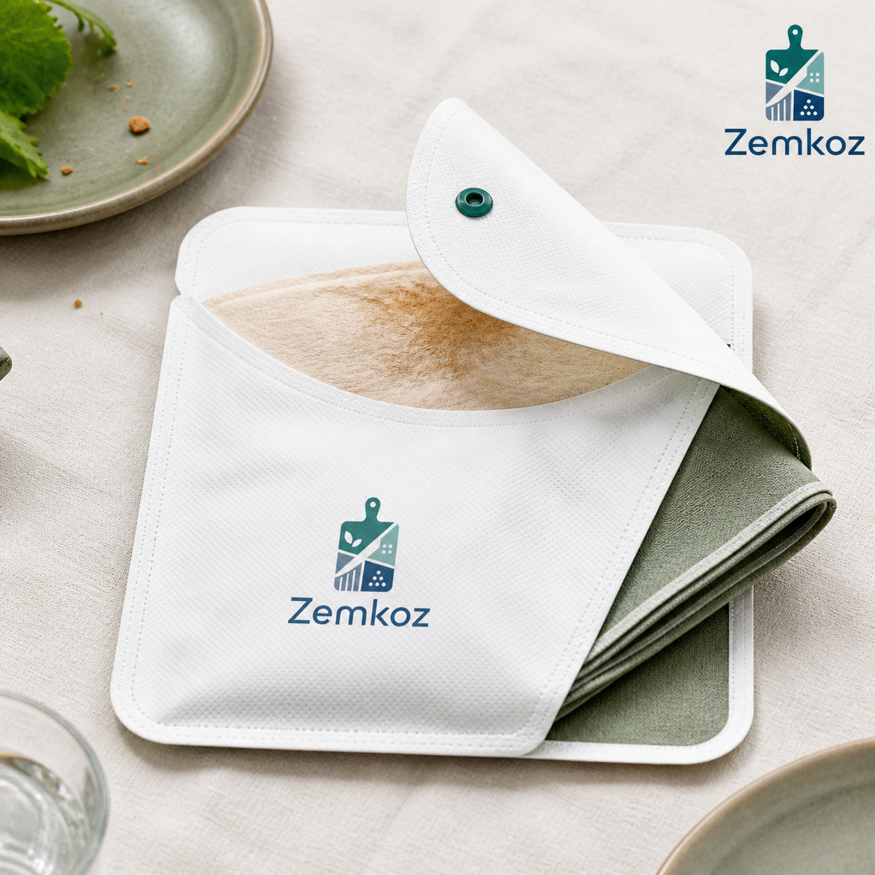 Zemkoz™ NapkinPage Fold-Flat Caddy