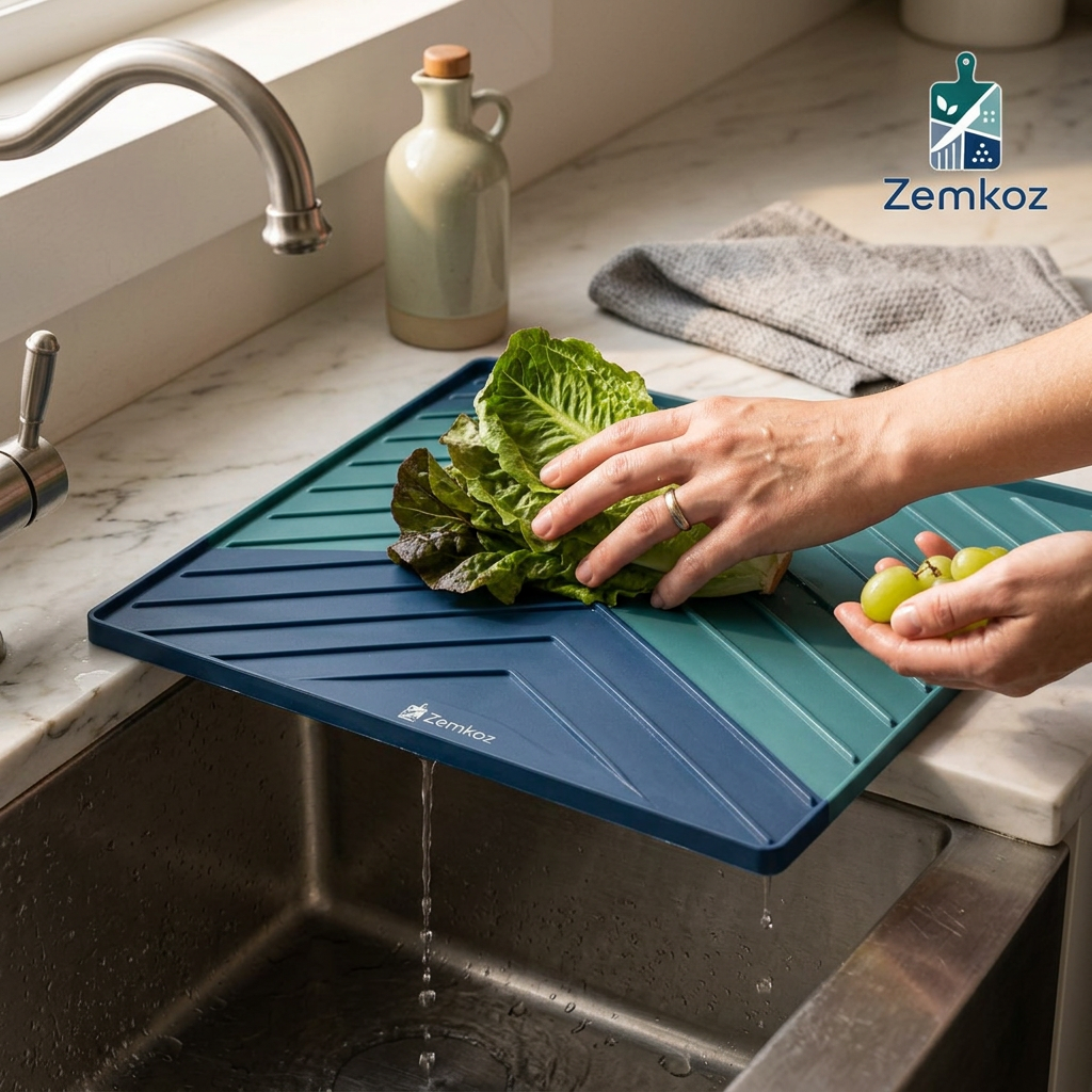 Zemkoz™ RinseSheet Sink Prep Mat
