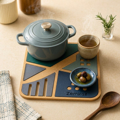 Zemkoz™ HeatPuzzle Modular Trivet